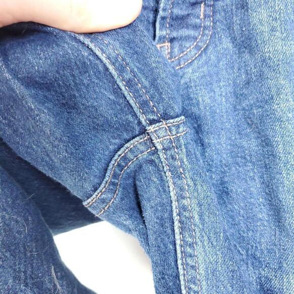 Old Navy Jeans Womens 16 Kicker Bootcut Raw Hem Extra High Rise Modest Office - Picture 7 of 12